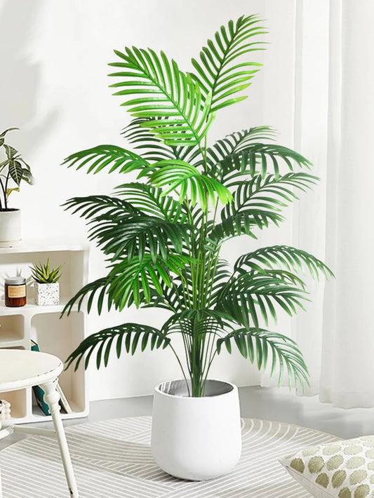 Large Artificial Palm Tree Plastic Turtle Back Plants Leaf Schefflera Tropical Tree