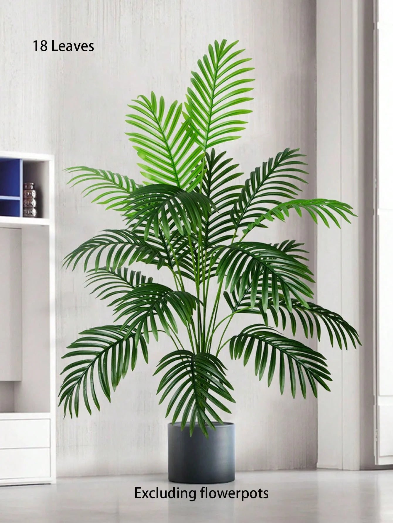 Large Artificial Palm Tree Plastic Turtle Back Plants Leaf Schefflera Tropical Tree