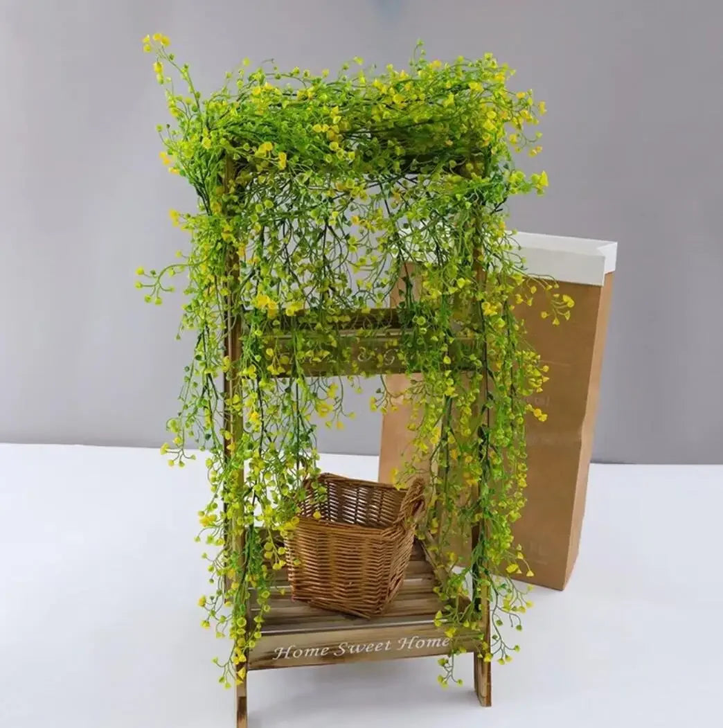 Artificial Admiralty Willow Wall Hanging Flower Vine Faux Wreath Fake Garland Leaf Ratten