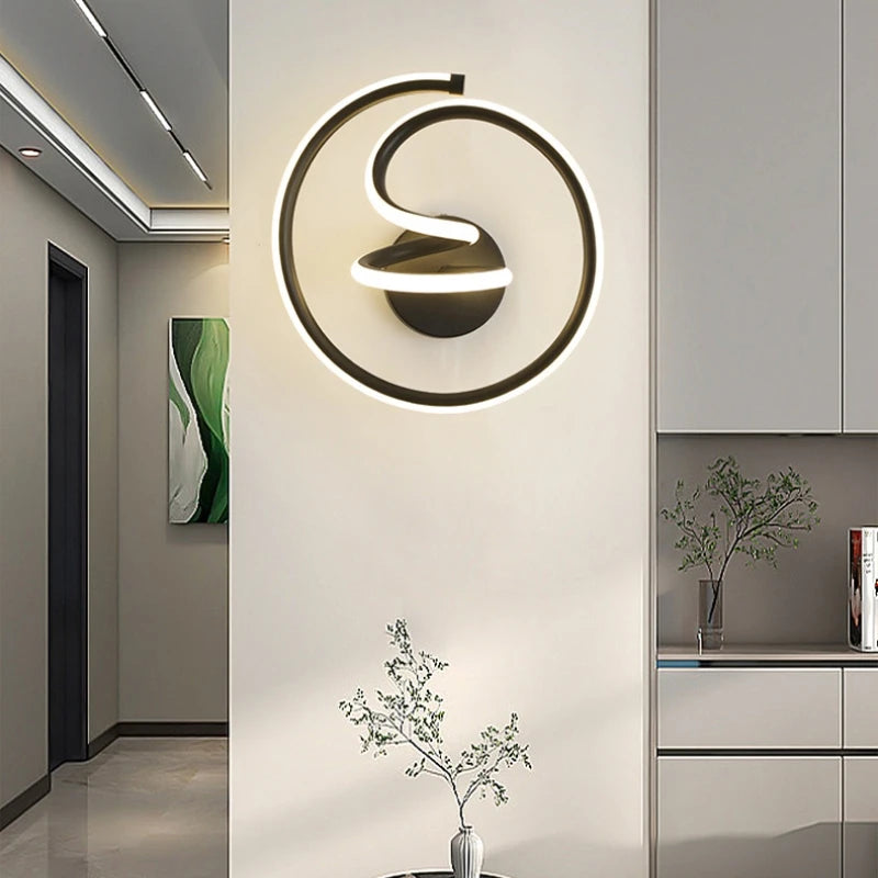 Modern Minimalist LED Wall Lamp Home Indoor Decor Wall Sconce for Living Room Bedroom