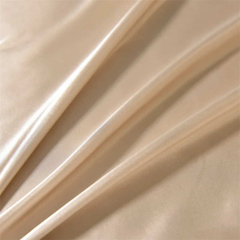 Fashionable Satin Elastic Fitted Sheet Elastic Bands For Mattress CoverSize Bed Cover Bedding