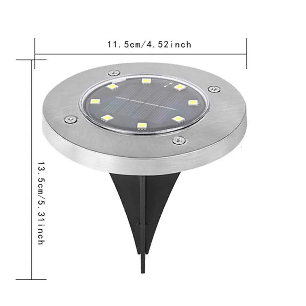 Solar Ground Outdoor Lights Garden Lamp Solar Powered Landscape Path Outdoor