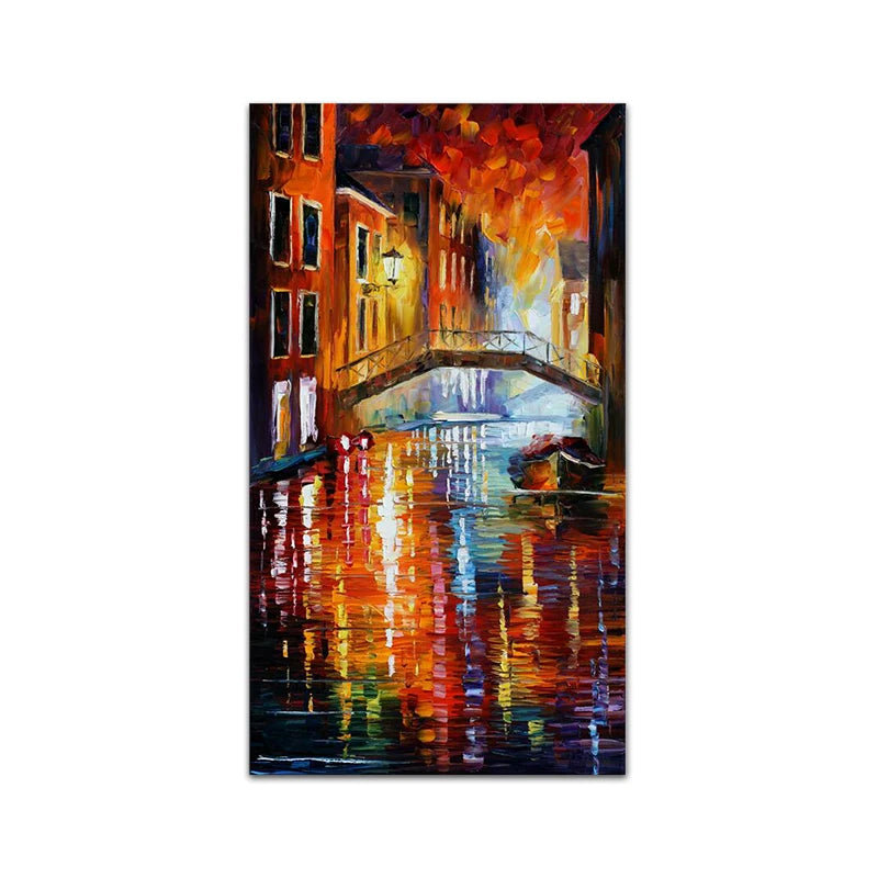 Abstract Oil Painting Iron Tower Poster Canvas Print Wall Art Picture For Living Room