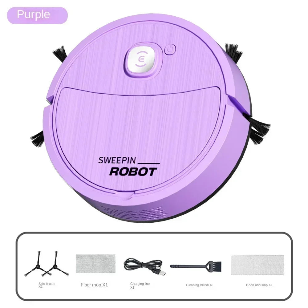 Three in One New Robot Cleaner Sweeping Suction Mopping Cleaning Machine