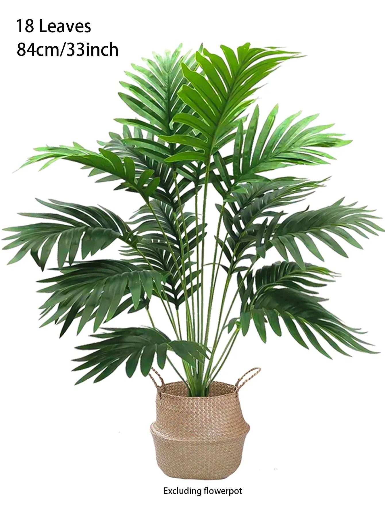 Large Artificial Palm Tree Plastic Turtle Back Plants Leaf Schefflera Tropical Tree