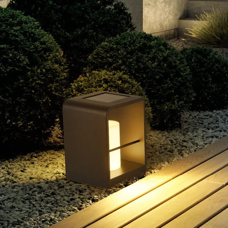 Lmitated Marble Beautiful LED Solar Lawn Light Outdoor Waterproof IP65 110V 220V Steet Lamp