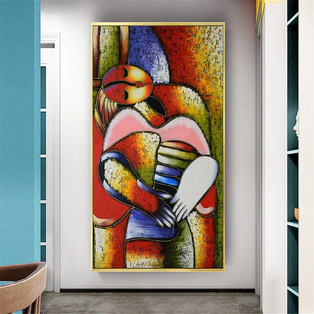 Handmade Picasso Oil Paintings Portrait Wall Art Pictures For Large Size Canvas