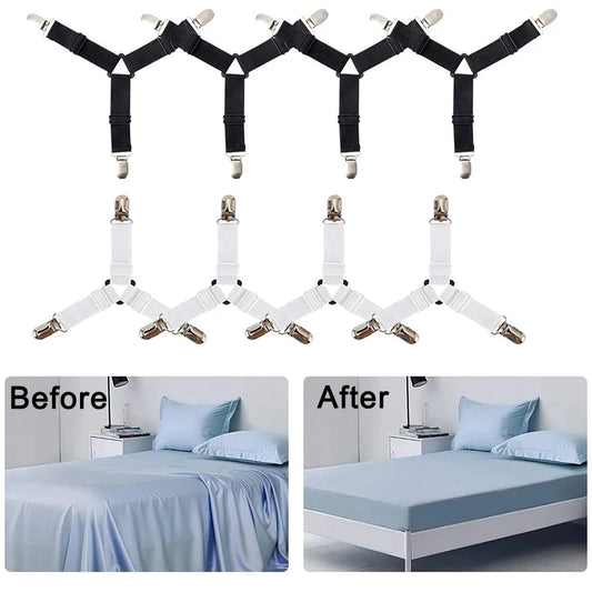 Clips Bed Corner Holder Bed Sheet Fasteners Mattress Cover Clips Heavy Duty Bedding Sheets